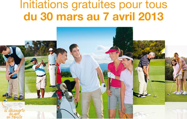 Initiations gratuites au golf du 30 mars au 7 avril