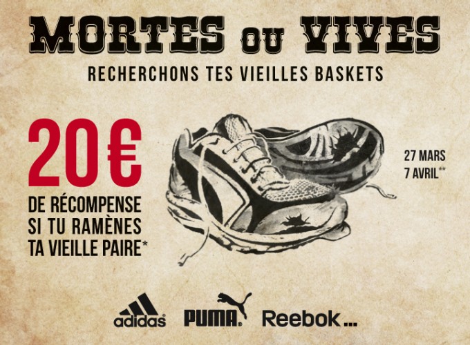 20 euros de réduction chez Sport 2000 en échange de vos veilles baskets