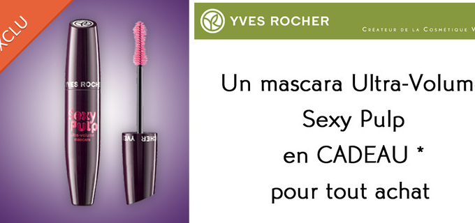 Mascara gratuit chez Yves Rocher