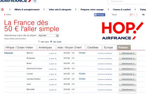 Air France : des billets aller simple pour la France et l’Europe à partir de 40 €