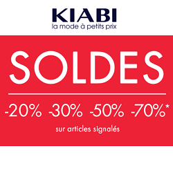 Soldes Kiabi jusqu’à 70% + 10% supplémentaire via code promo