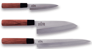 Set de 3 couteaux Japonais Sabatier à 39,90 € au lieu de 179 €