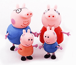 Figurine famille Peppa Pig à 3,59 € (livraison gratuite)