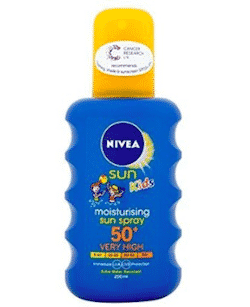 Protection solaire Nivea Sun Kid indice 50 (200ml) à 9.99 € au lieu de 14.03 €
