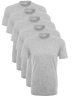 [Premium Day Amazon] Lot de 5 T-shirts Homme Lower East Gris (100% coton) à 10.47 € au lieu de 24.95 €