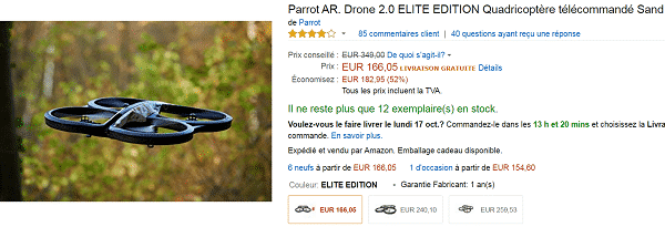 drone-parrot-ar-elite-edition-pas-cher