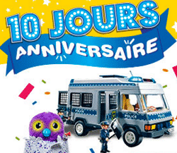 10 jours anniversaires ToysRus : jusqu’à -50% + livraison gratuite sans minimum d’achats