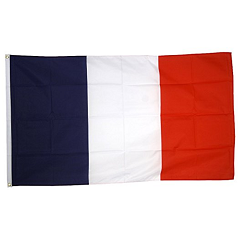 Drapeau France (1m50 x 0,90m) à 1,79 € (livraison gratuite)