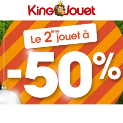 King Jouet : le 2ème jouet à -50% (Lego, Playmobil, Chicco, Peppa Pig, Shopkins, Glimmies)