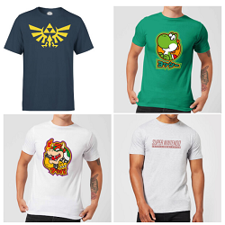T-shirt Zelda Mario Nintendo en promotion