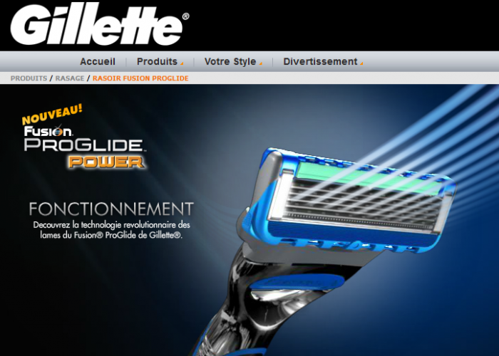 Le Gillette Pro Glide Power offert gratuitement