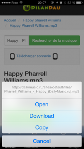 Comment télécharger et stocker de la musique directement depuis son iPhone ?