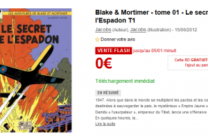 Une BD numérique Blake & Mortimer offerte par la FNAC
