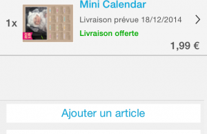 Un mini calendrier 2015 gratuit à personnaliser depuis son smartphone