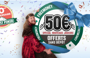 50 € offerts sur Evrest Poker sans aucune condition ni dépôt