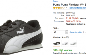 Une paire de Puma pas chère à 30 €