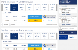 Ryanair : un aller-retour pour Venise à 39,98 €