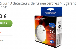 Détecteur de fumée certifié NF pas cher