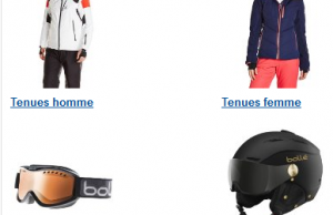 -20% sur les équipements de ski (tenues, masques, casques…)