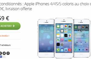 Des iPhones 4/4s/5 reconditionnés à partir de 159 €