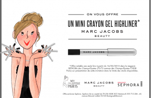 Sephora des Champs Elysée : un crayon de maquillage Marc Jacobs gratuit