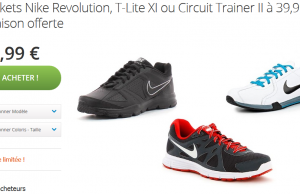 Basket Nike à 39,99 € chez Groupon (livraison incluse)