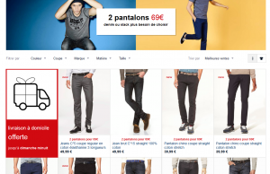 2 jeans ou pantalons à 69 € chez Celio
