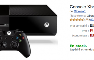 Xbox One à 329,99 € sur Amazon