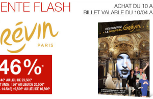 Vente Flash Fnac : 46% de réduction sur les billets pour le Musée Grévin