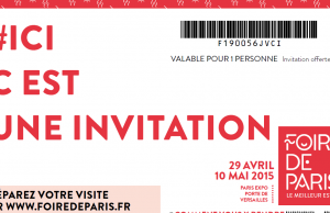 Place gratuite pour la Foire de Paris 2015