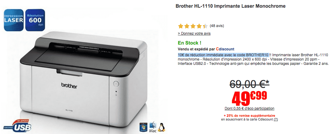 bon-plan-imprimante-laser-brother-sur-cdiscount-a-39-euros