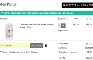 Parfum Cacharel Anais Anais 100 ml à 27,79 €