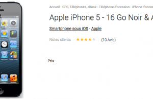 iPhone 5, 5C et 5S reconditionnés à partir de 219 € sur la Fnac