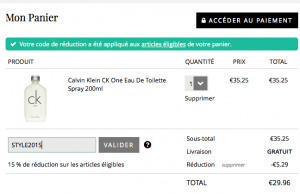 Parfum CK One 200 ml à 29,96 € (livraison gratuite)