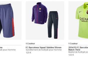 Nike Store : 50% de réduction sur une sélection de produits du FC Barcelone