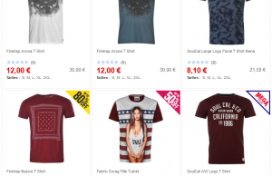 Tee-shirt Puma pour homme à 5,39 € et 4,19 € pour enfant