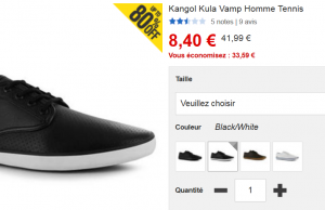 Chaussure de ville Kangol pour homme à 14,39 € au lieu 41,99 € (-80%)