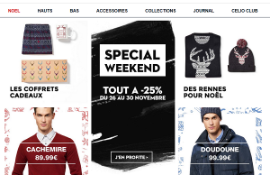 [Black Friday] Celio : 25% sur toute la collection hiver