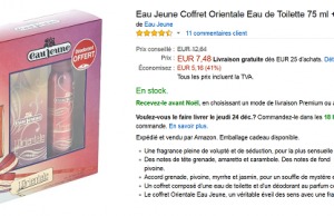 Coffret Eau Jeune Orientale à 7,48 € (-41%)