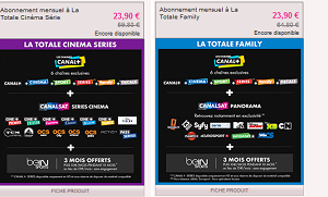 Abonnement Canal+ et CanalSat en promotion sur Vente Privée