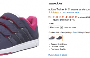 Une sélection de baskets de marque pour enfant à partir de 14 € sur Amazon