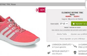 2 paires de baskets Adidas pour femme et jeune fille à moins de 30 €