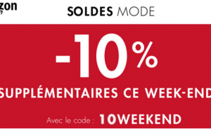 Amazon : 10% de remise supplémentaires sans minimum d&rsquo;achats sur une sélection d&rsquo;articles de mode déjà soldés