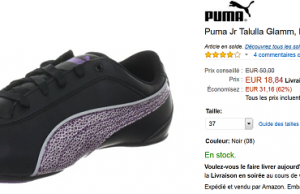 Basket Puma Jr Talulla Glamm à partir de 18,84 € sur Amazon