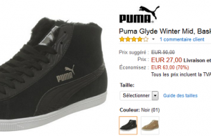 Des baskets Puma pas chères sur Amazon