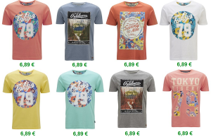 T-Shirt Tokyo Tigers à 6,89 € au lieu de 14 € (-50% et livraison gratuite)