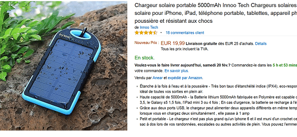chargeur-solaire-code-promo-amazon