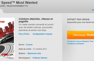 Télécharger gratuitement le jeu Need for Speed Most Wanted (PC)