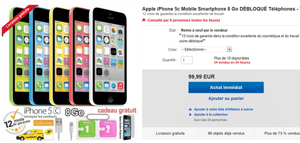 iphone5C-reconditionne-a-99-euros
