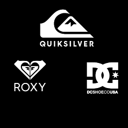 logo quiksilver roxy dc shoes